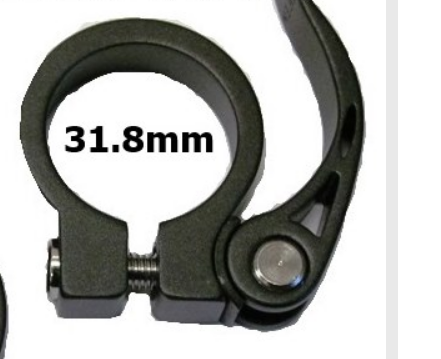 Seat Post Clamps - Quick Release - 31.8
