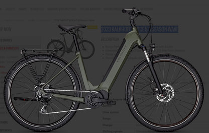 Kalkhoff K23 Entice 5.B Season Urbangreen Wave 625Wh (Medium 48)