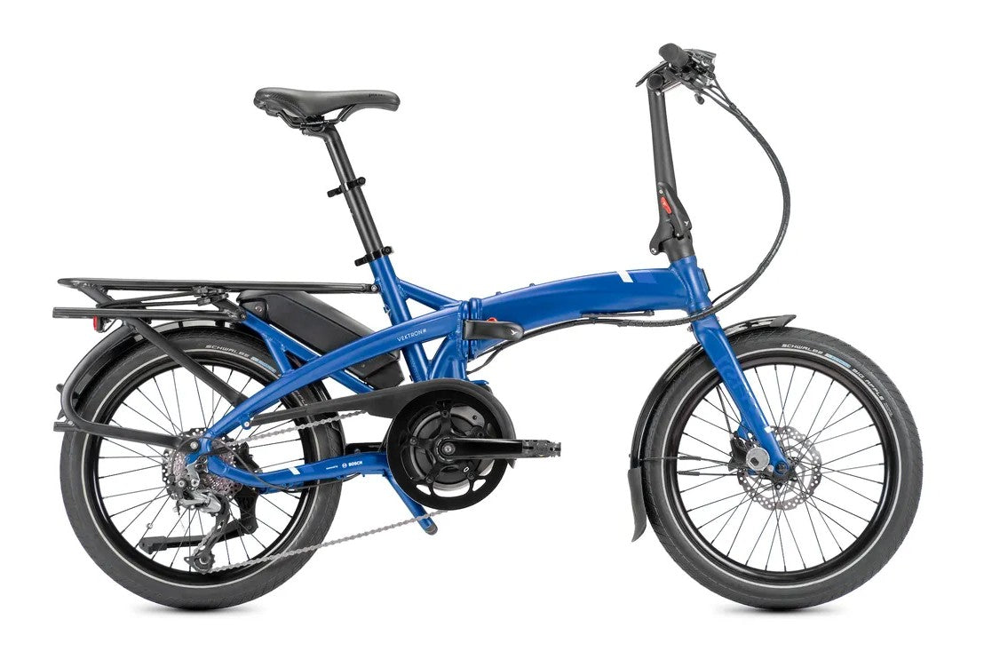 Tern E-Bike Vektron Q9 20 Blue Blue Silver 9s Bosch Active Plus 400wh 32kph