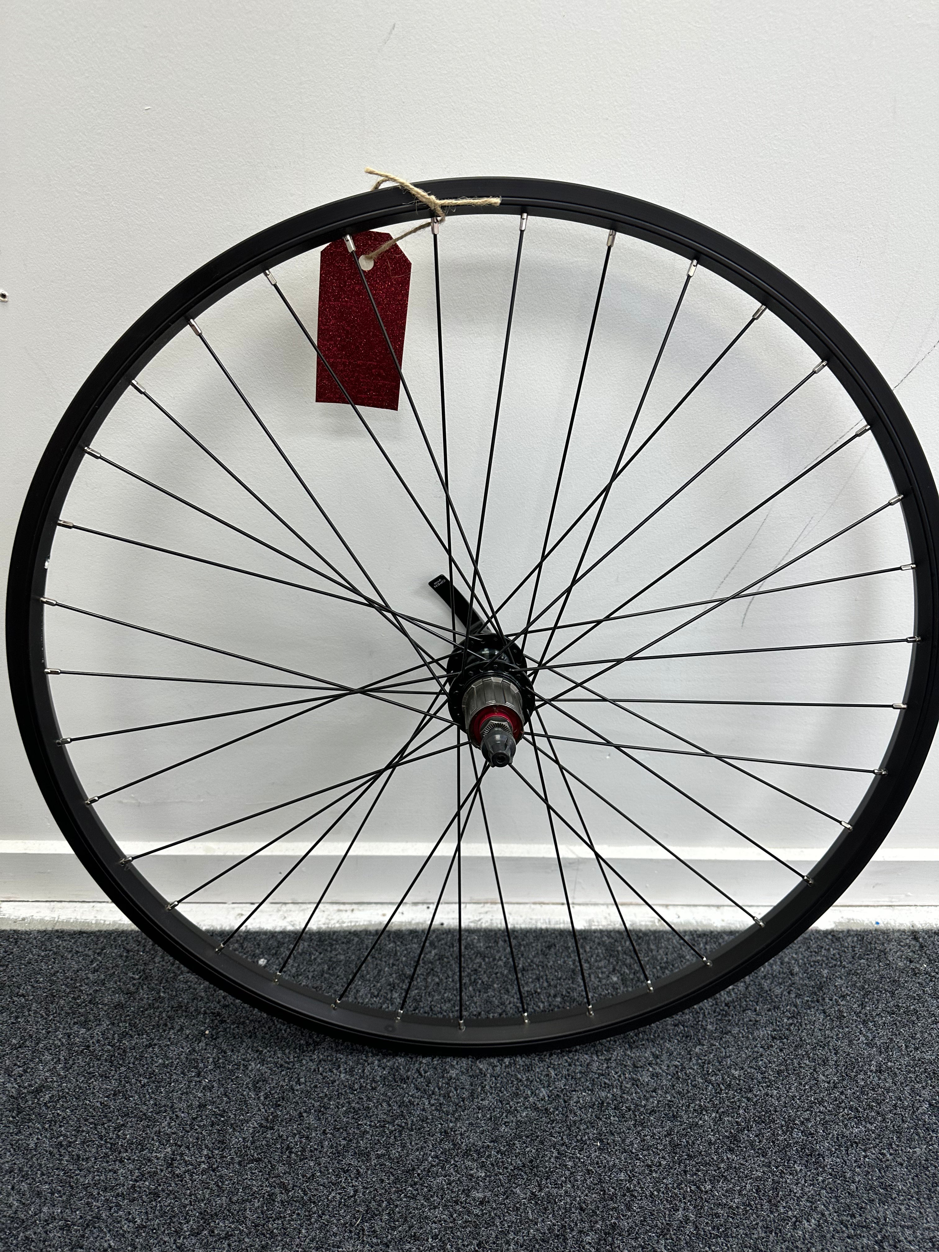 RR 26X1.75 7SP CASS AL RIM QR BLK WHEEL