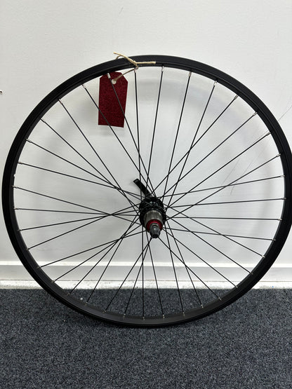 RR 26X1.75 7SP CASS AL RIM QR BLK WHEEL