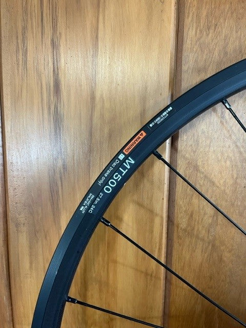 Shimano WH-MT500 Front Wheel - 27.5in Black QR Centerlock – BIKE SALE